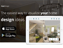 Tablet Screenshot of icandesignapp.com